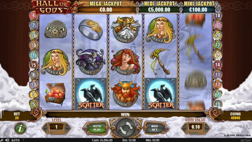 Hall of Gods Slot Review