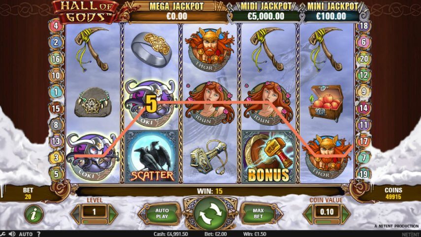 Hall of Gods Slot Review