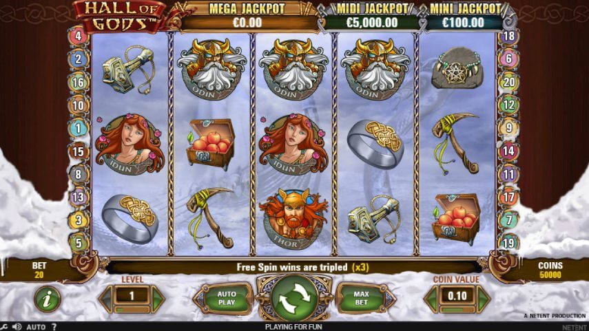 Hall of Gods Slot Review