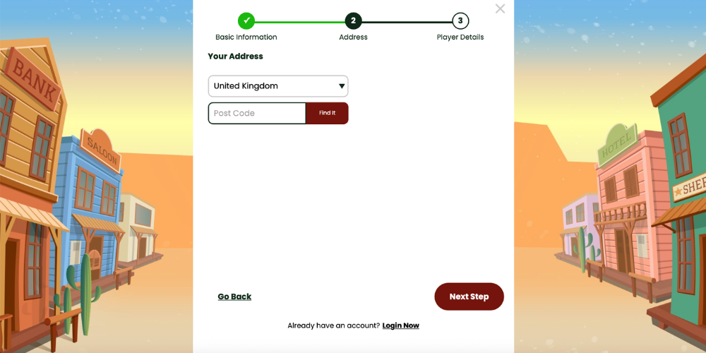 Cozino Casino registration 2
