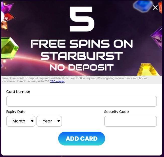 Space Wins registration screenshot