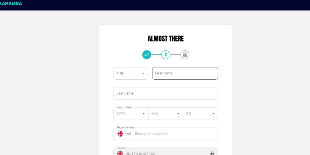 Karamba Casino Registration