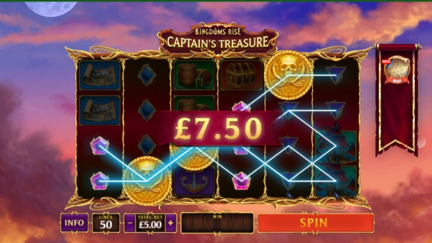 Kingdoms Rise – Captain’s Treasure Slot Review