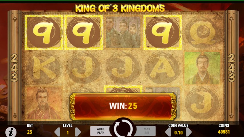 King of 3 Kingdoms Slot Review