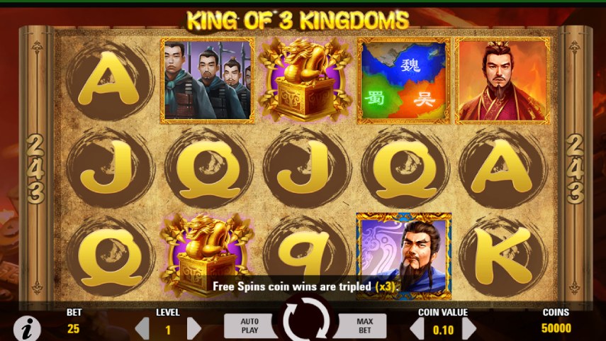 King of 3 Kingdoms Slot Review