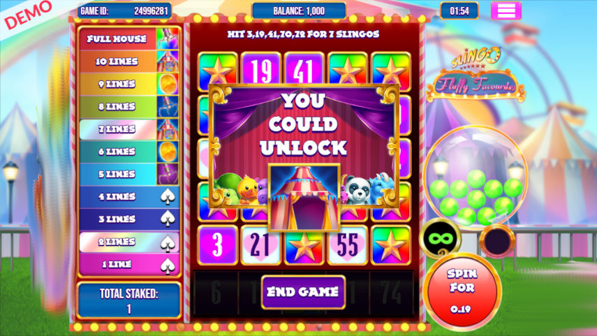 Slingo Fluffy Favourites Slot Review