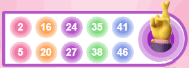 50 ball bingo ticket