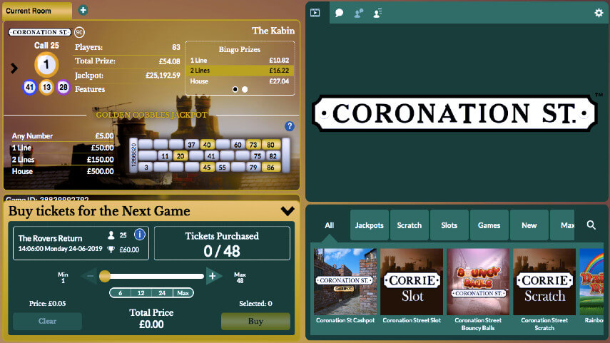 Coronation Street Bingo