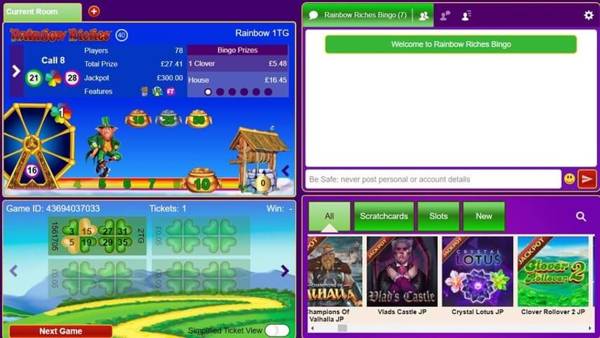 Rainbow Riches Bingo Review