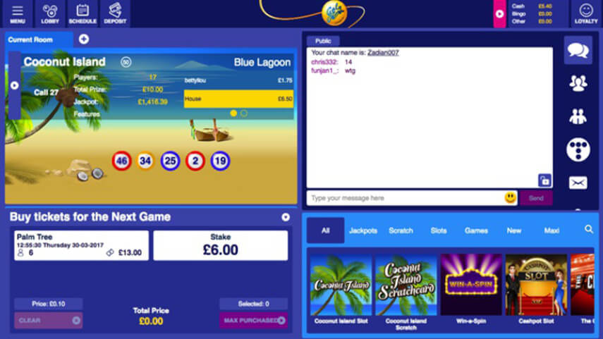 Coconut Island Bingo Review