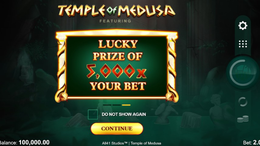 Temple of Medusa Slot Review