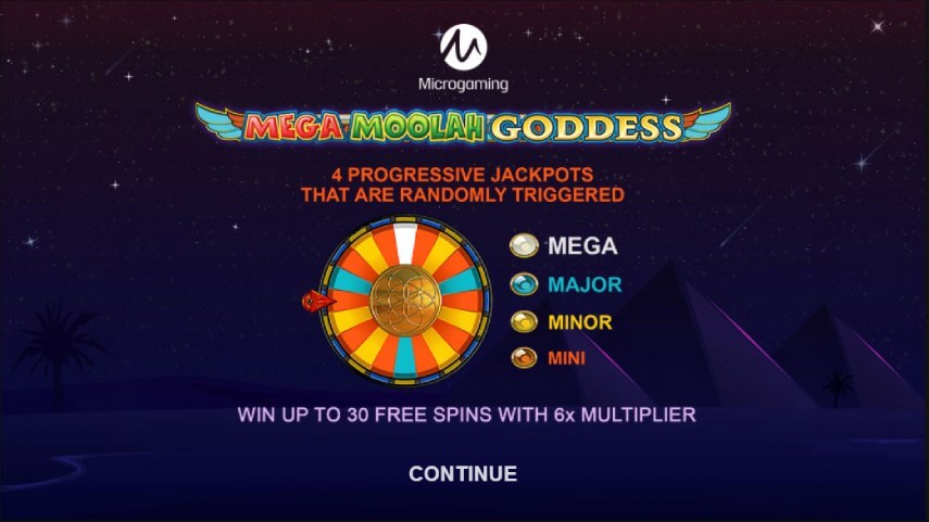 Mega Moolah Goddess Slot Review