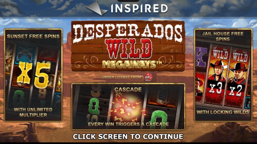 Desperados Wild Megaways Slot Review