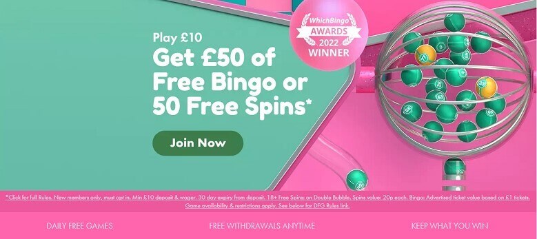Double Bubble Bingo Review
