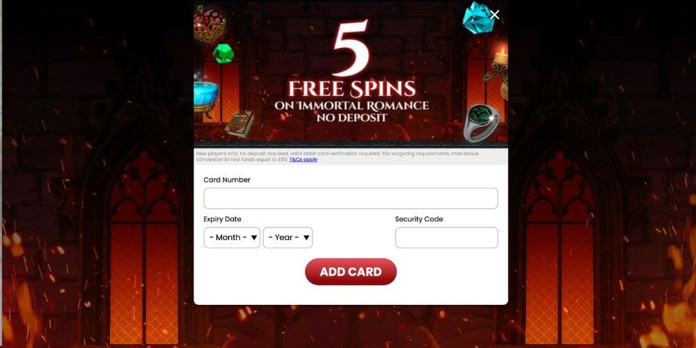 Immortal Wins registration step 4