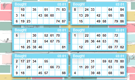 90 ball bingo card 2