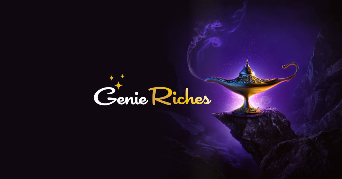 Genie Riches Casino interface showcasing games and bonuses