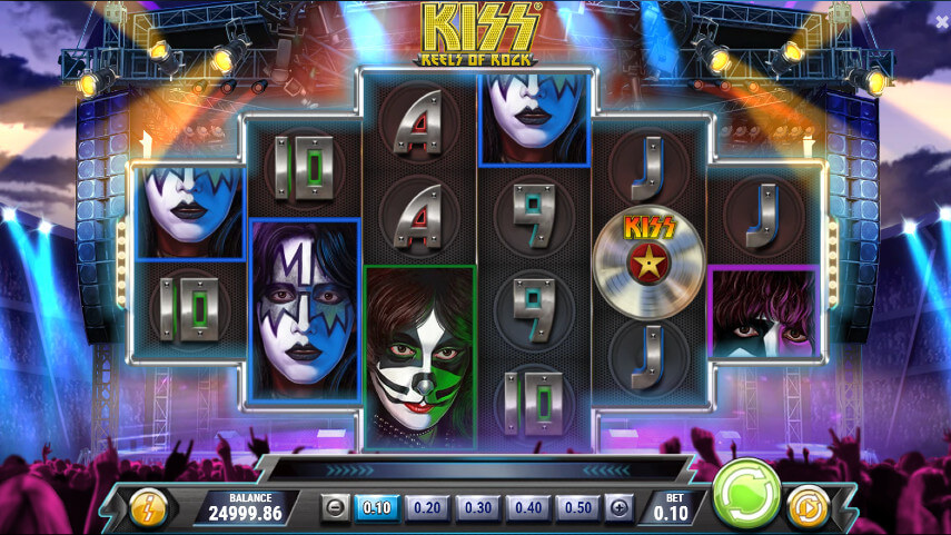 KISS Reels of Rock Slot Review