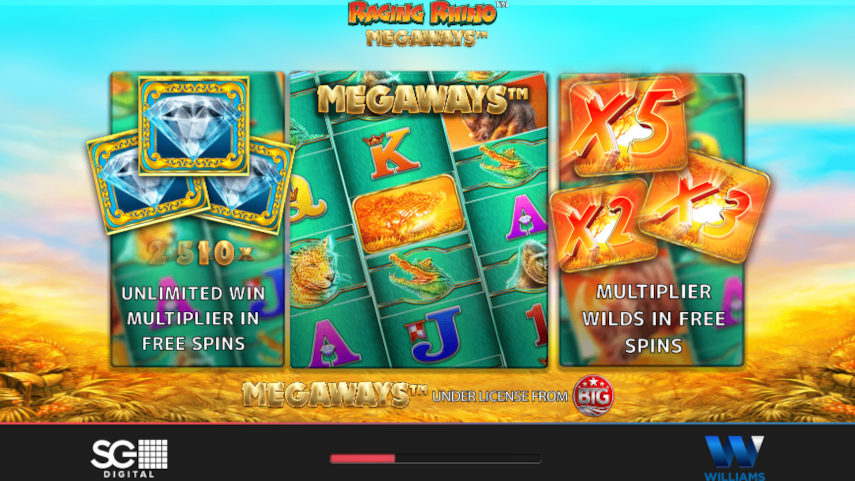 Raging Rhino Megaways Slot Review