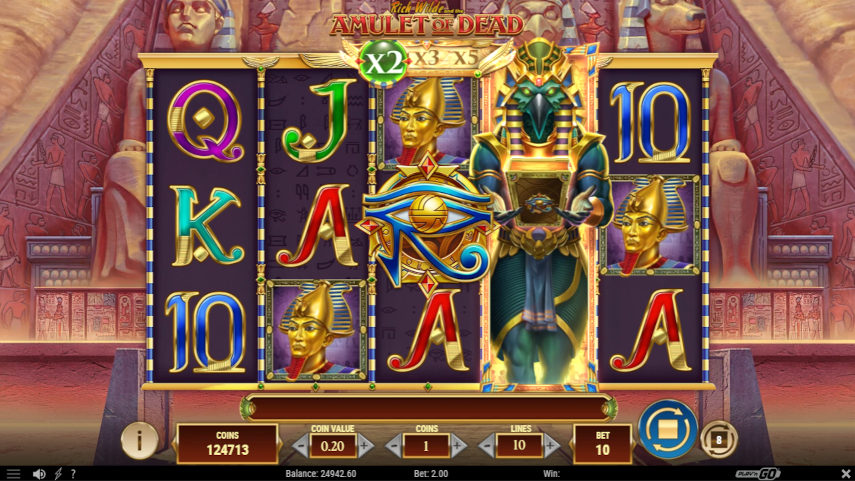 Rich Wilde and the Amulet of Dead Slot Review