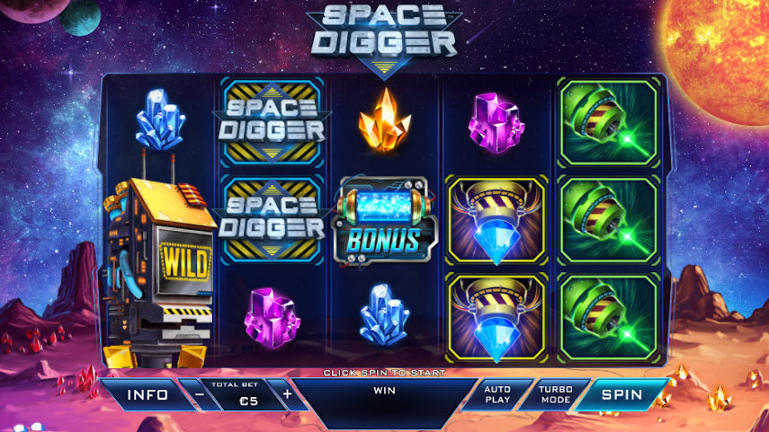 Space Digger Slot Review