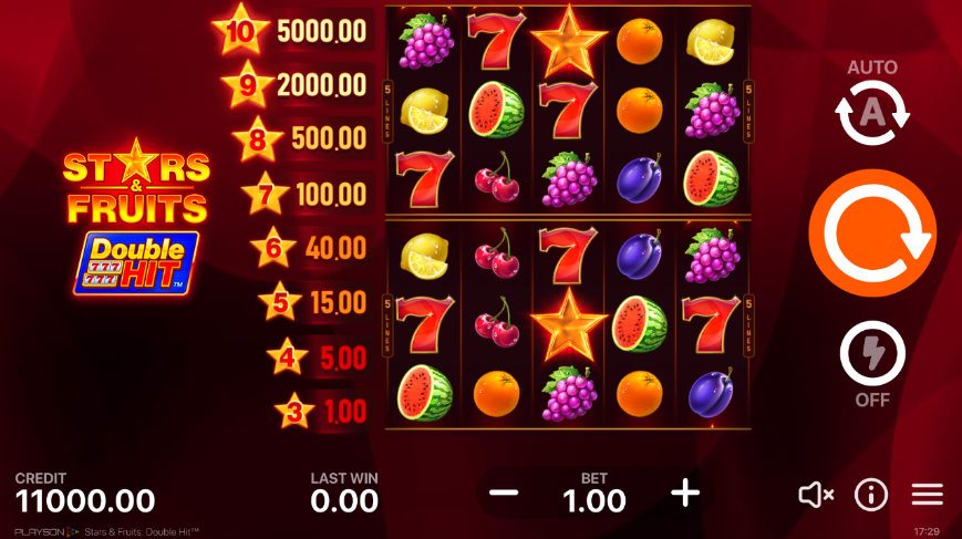 Stars & Fruit: Double Hit Slot Review