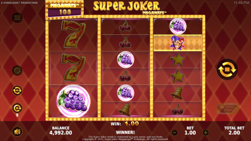 Super Joker Megaways Slot Review