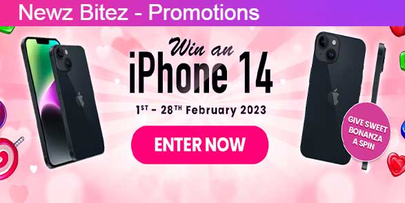 NewzBitez - Win an iPhone at Mirror Bingo This February