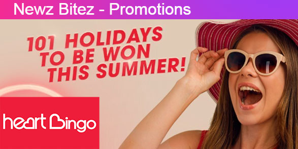 101 Holidays to Be Won This Summer at Heart Bingo