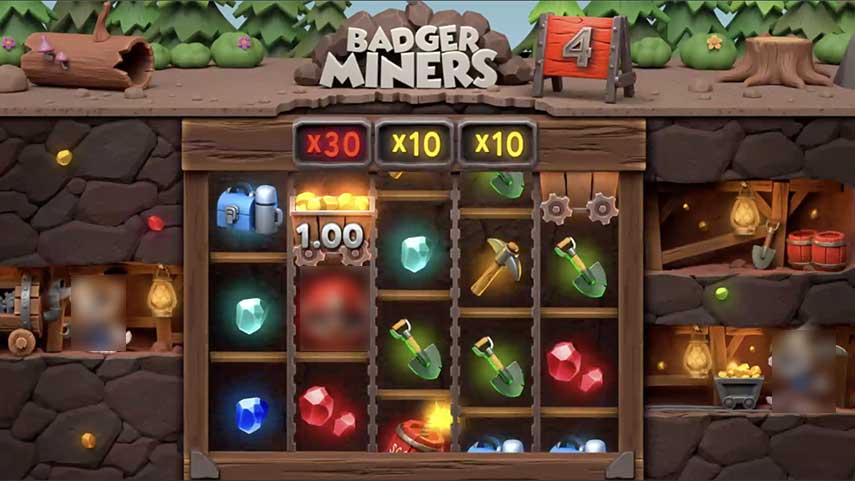 Badger Miners Slot Game Review