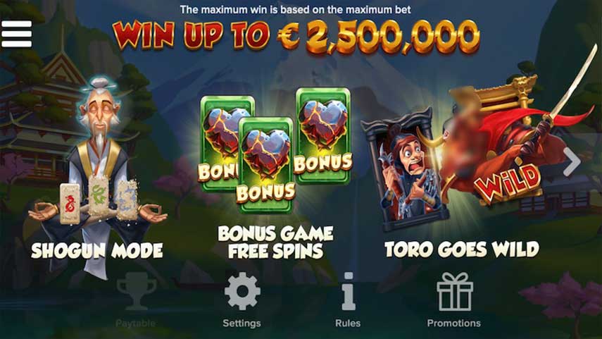 Toro Shogun Slot Game Review