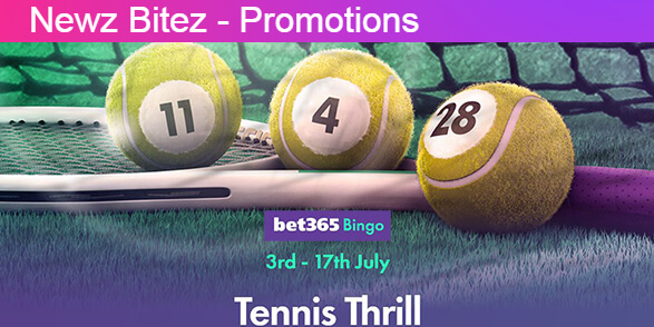 Newzbitez -Swap Tennis Balls for Bingo Balls in Tennis Thrill at bet365 Bingo