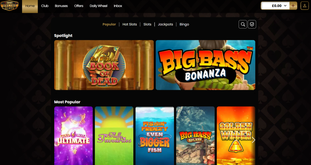 games at NewOnlineSlots casino