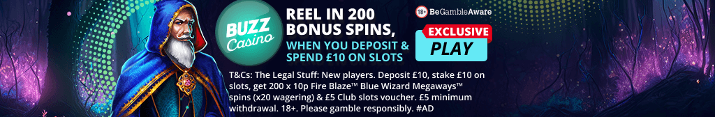 Buzz Casino Exclusive offer takeover