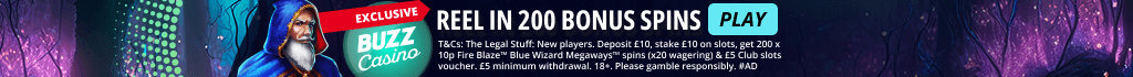 Buzz Casino Exclusive offer takeover