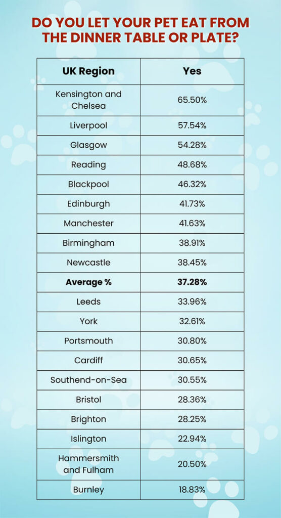how pet owners across the UK pamper their pets