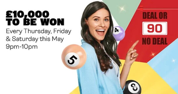 Deal or No Deal 90 Bingo