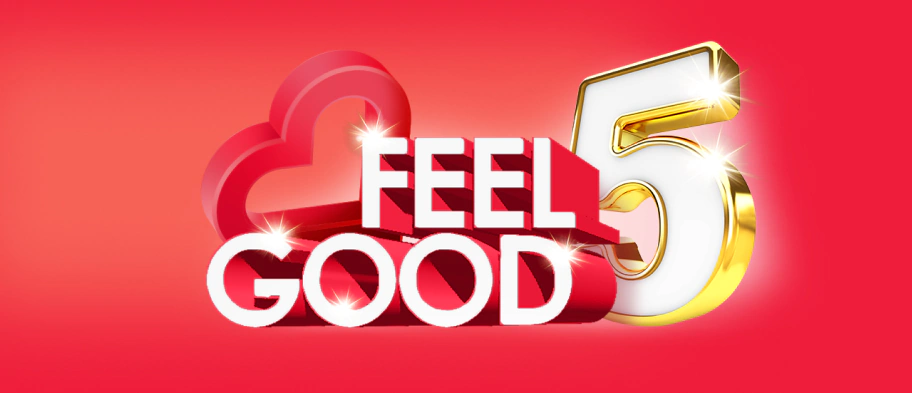 Feel Good 5 at Heart Bingo
