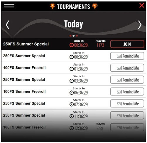 Play Jango Casino tournaments