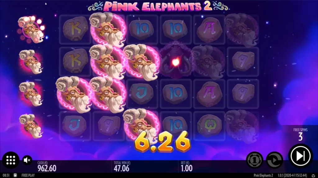 Pink Elephants 2 slot game