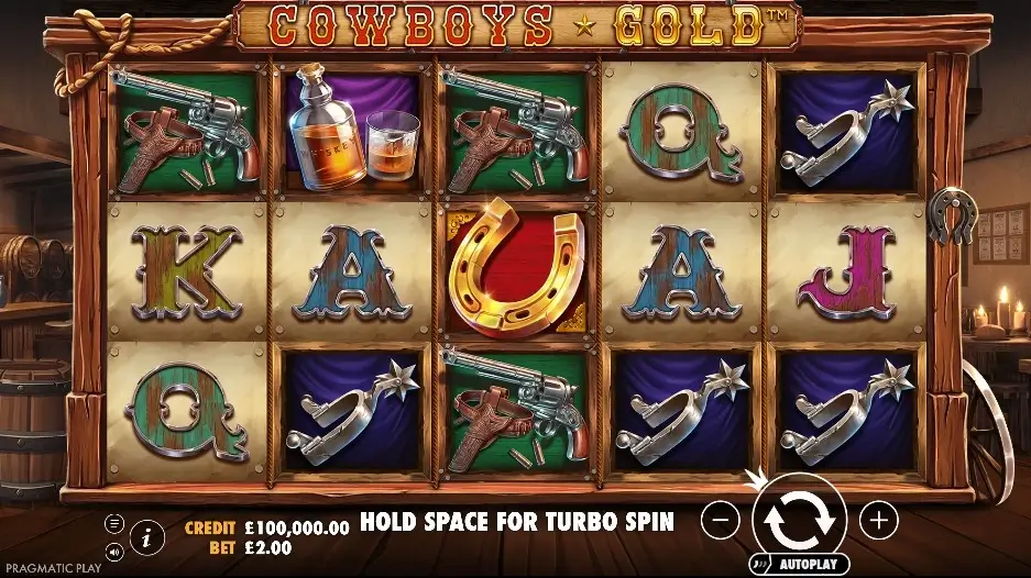 Cowboys Gold Slot Game