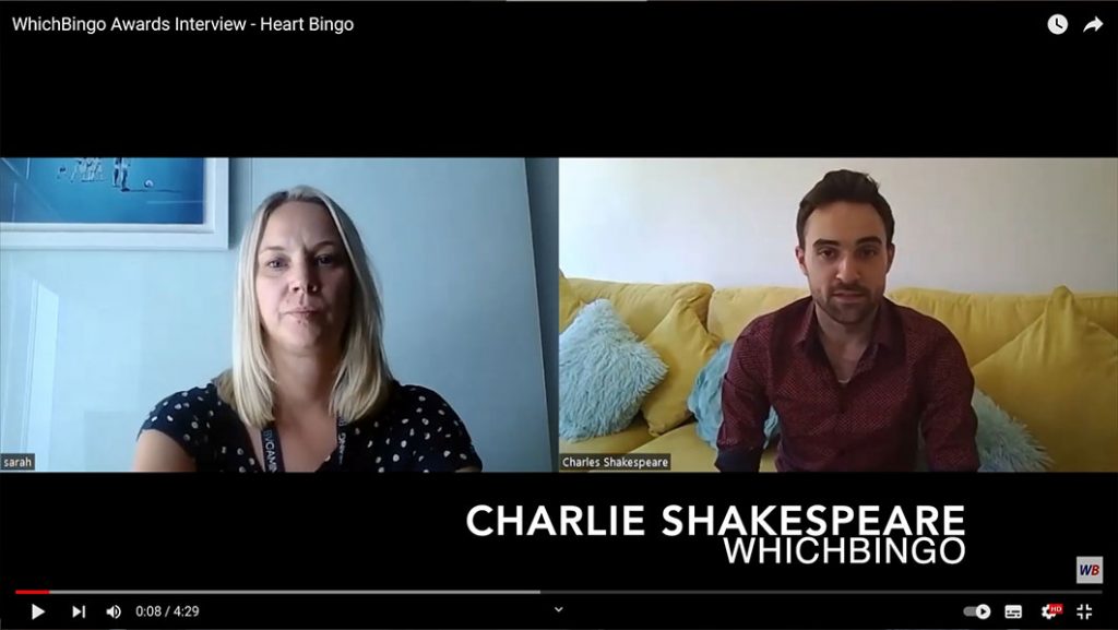 WhichBingo Awards - Heart Bingo interview