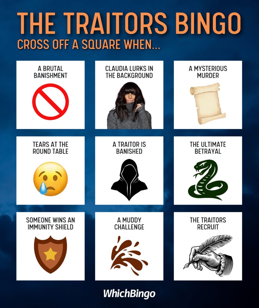 Traitors bingo