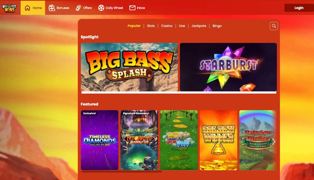 Wild West Wins Casino